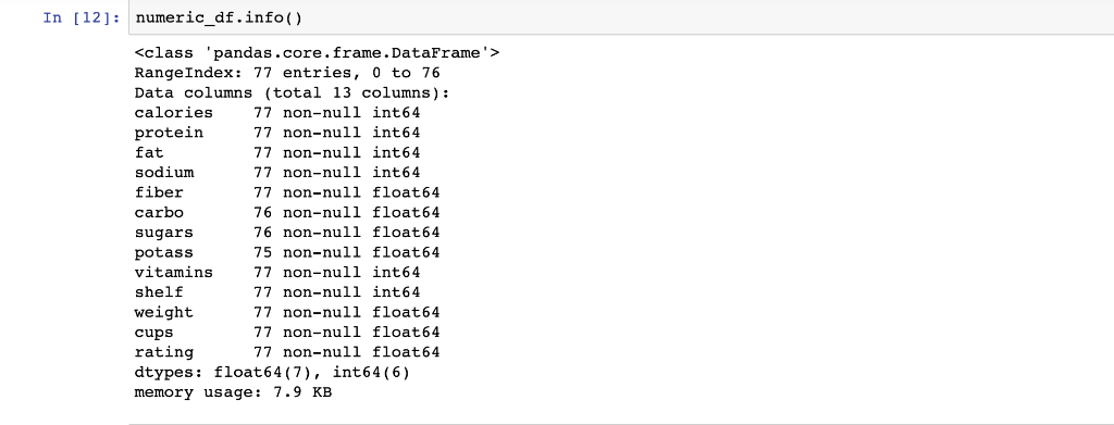 In 1 import pandas as pd df | Chegg.com image.