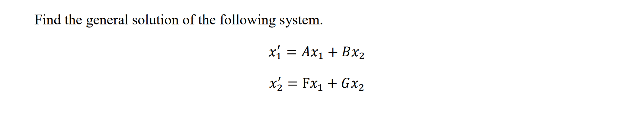 𝐴 = 1, 𝐵 = −1, 𝐹 = 2, 𝐺 = −1 | Chegg.com