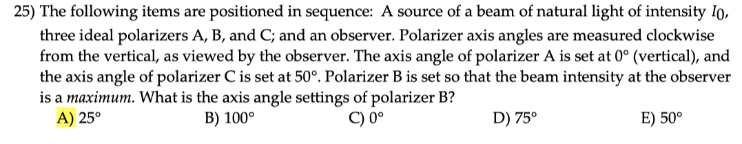 Solved The correct answer is 25, but I don't | Chegg.com