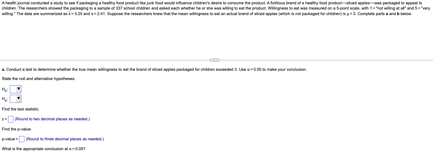 Solved A health journal conducted a study to see if | Chegg.com