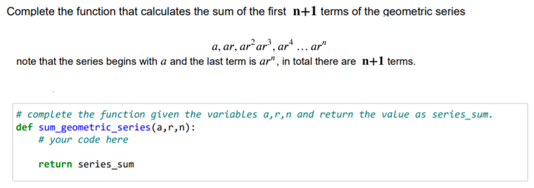 Solved Make sure you fill in any place that says 'YOUR CODE | Chegg.com