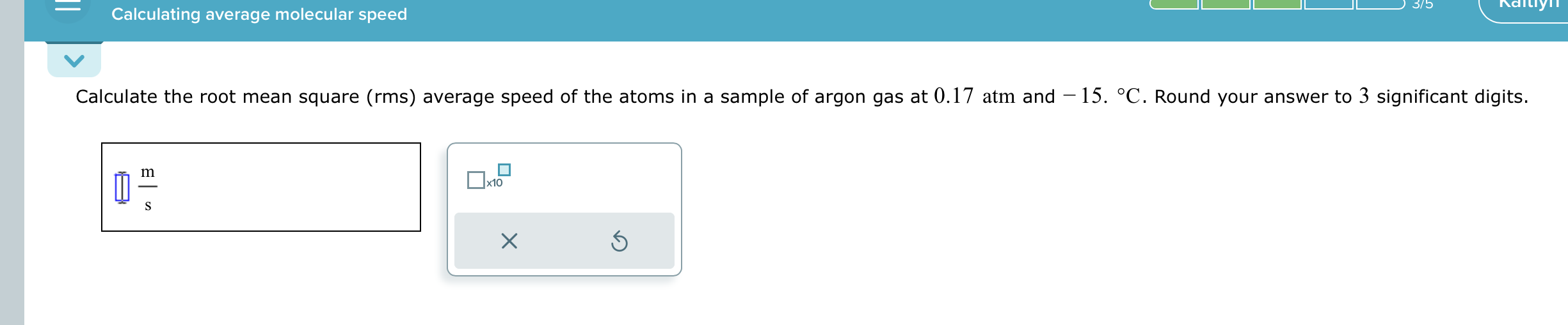 Solved Calculate The Root Mean Square (rms) ﻿average Speed | Chegg.com