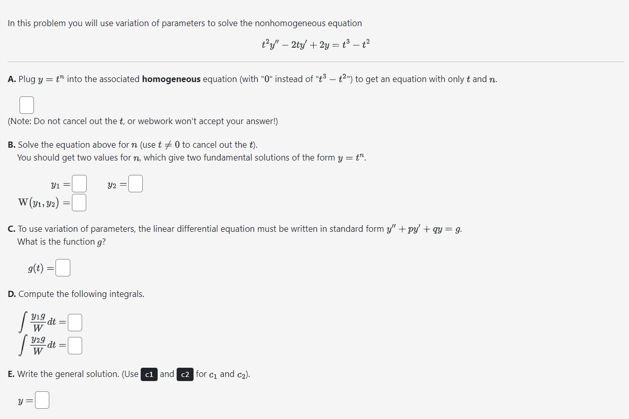 solved-in-this-problem-you-will-use-variation-of-parameters-chegg