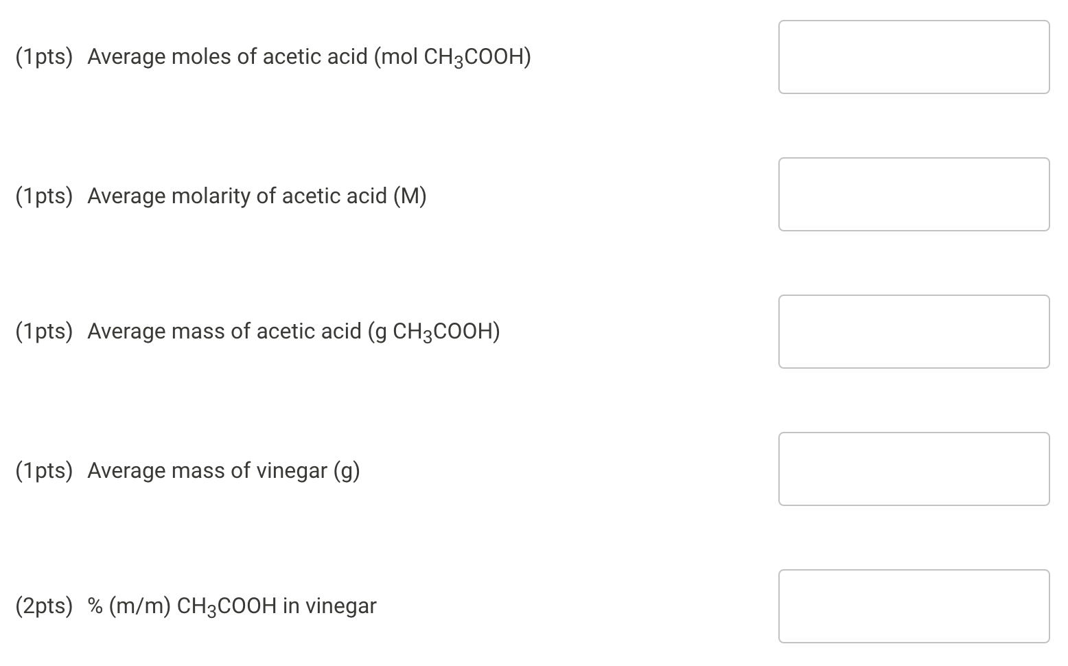 Solved Complete the following table with the titration of
