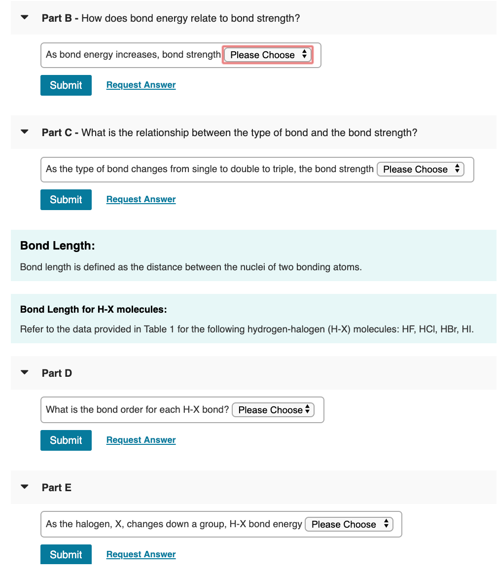 Solved Bond Order: The term bond order is used to | Chegg.com