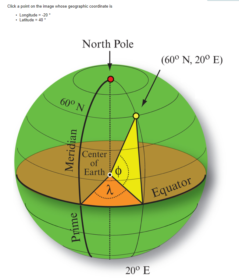 Solved Click a point on the image whose geographic | Chegg.com