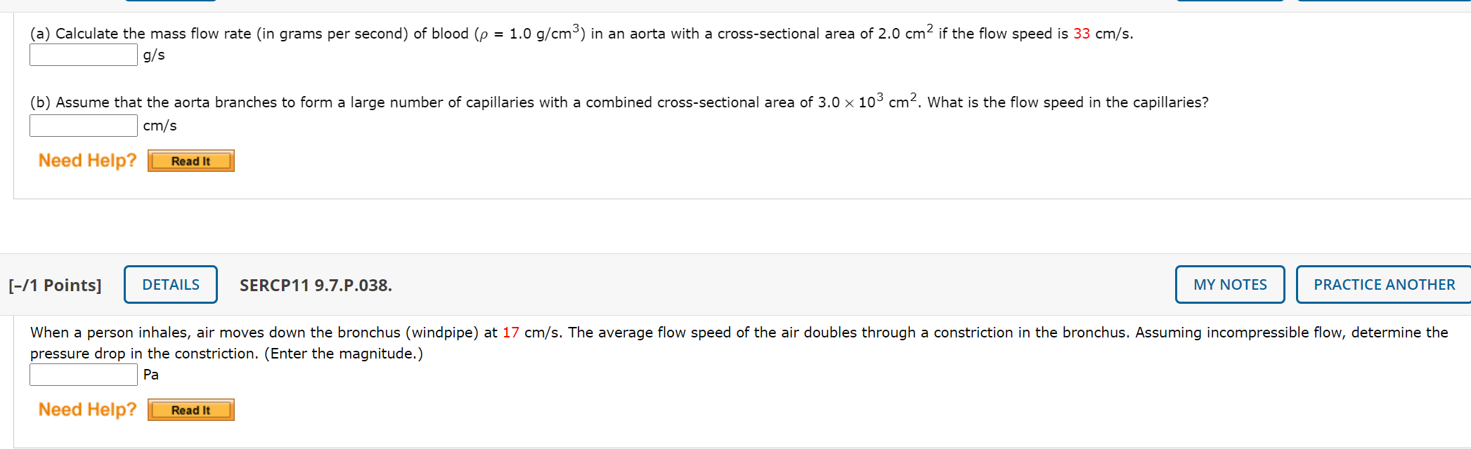 Solved (a) Calculate the mass flow rate (in grams per