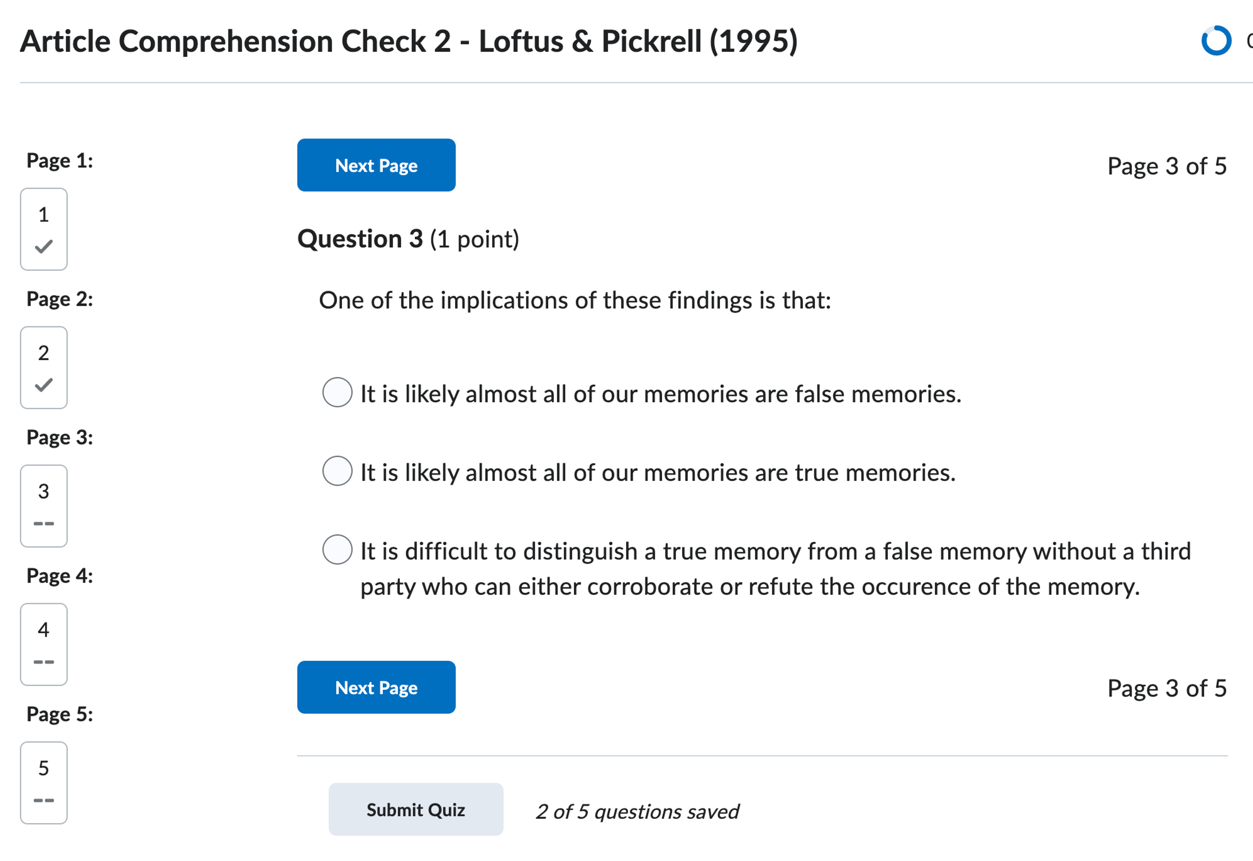 Solved Question 3 (1 ﻿point)One of the implications of these | Chegg.com
