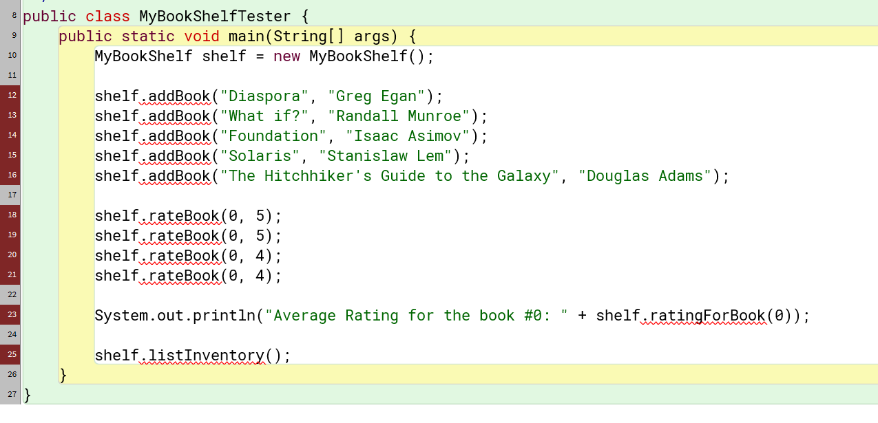 Solved How do I fix the errors in each of these classes. | Chegg.com