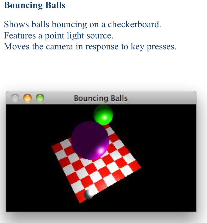 Solved Bouncing Balls Shows balls bouncing on a | Chegg.com