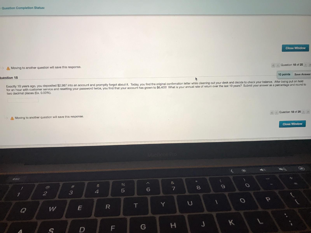 Solved Question Completion Status: Close Window Question 18 | Chegg.com