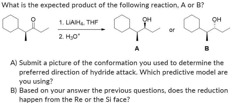 Solved What Is The Expected Product Of The Following | Chegg.com