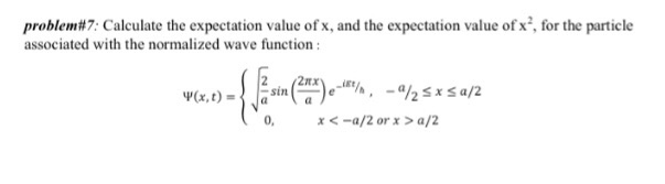 find the expectation of x