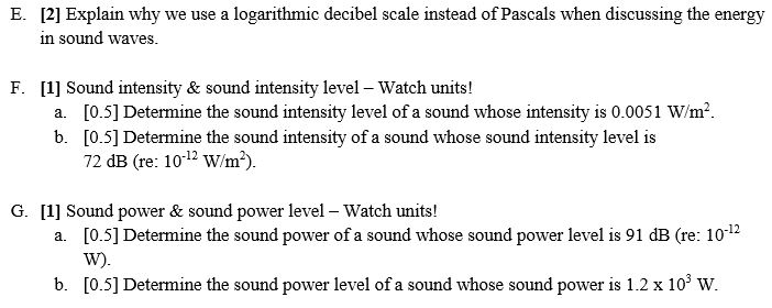 logarithmic decibel scale