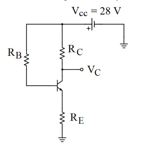 Solved The circuit shown in the figure consists of an npn | Chegg.com