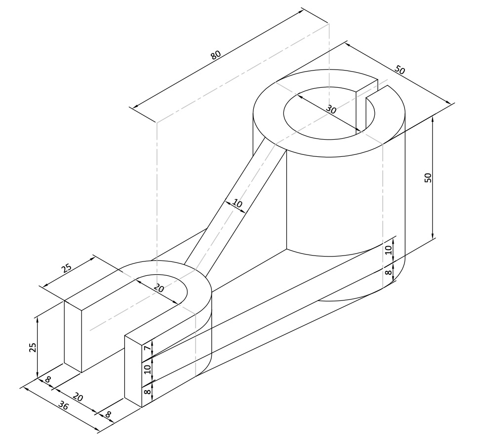 Solved Send the link of the AutoCAD file (.dwg) of the | Chegg.com