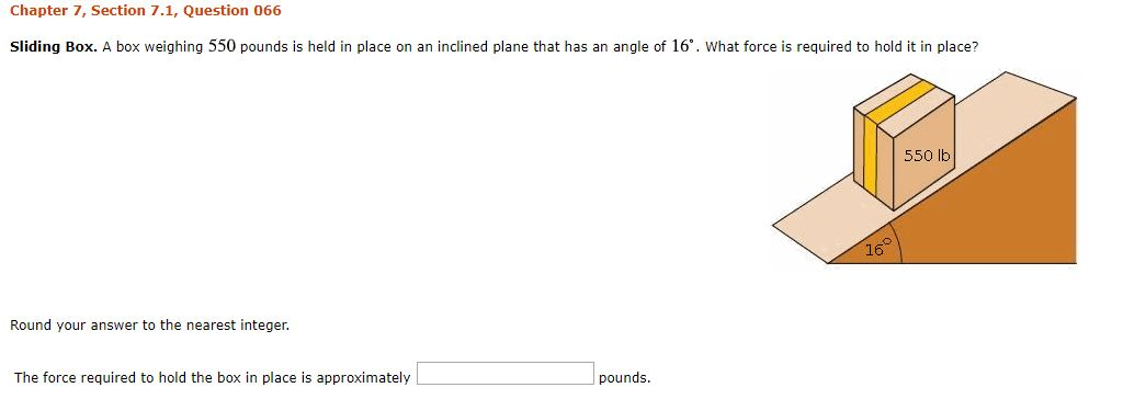 Sliding Box Problem Solved Chapter 7, Section 7.1, Question 066 Sliding Box. A | Chegg.com