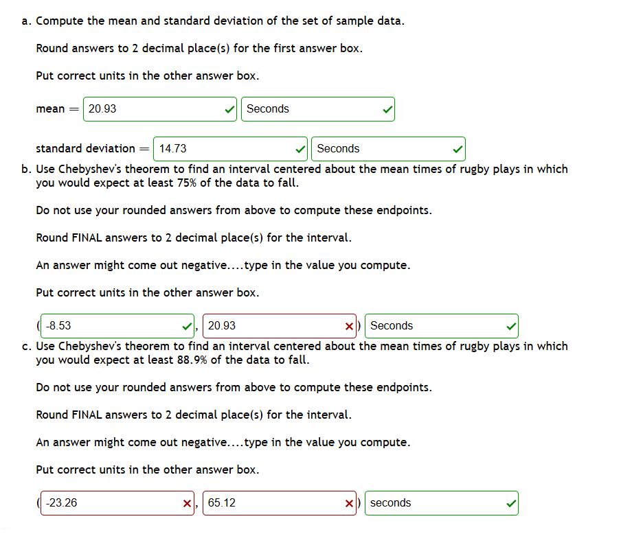 Solved a. ﻿Compute the mean and standard deviation of the | Chegg.com