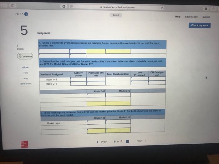 Solved HE 17 Help Save& Exilt Submit Check my work 5 Way | Chegg.com