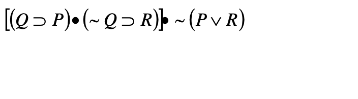 Solved Provide a truth table to determine whether the | Chegg.com