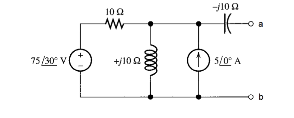 Solved For the a-b terminals given, find the Thévenin | Chegg.com