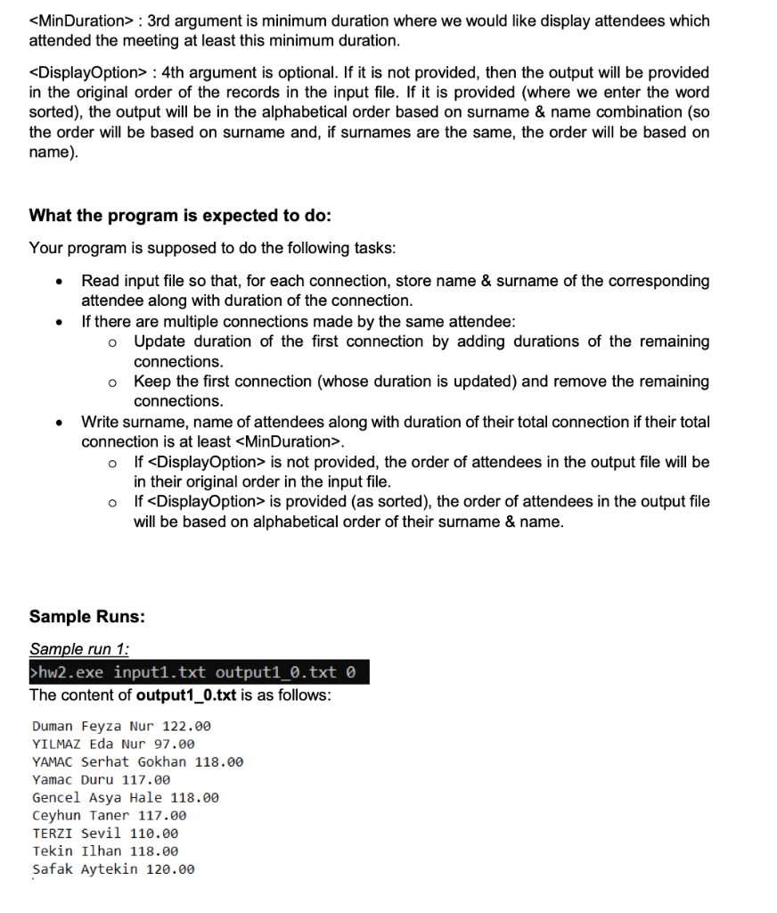 Solved In this assignment, you are going to write a C | Chegg.com
