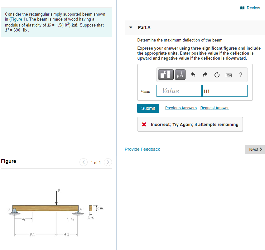 Solved U Review Consider The Rectangular Simply Supported | Chegg.com