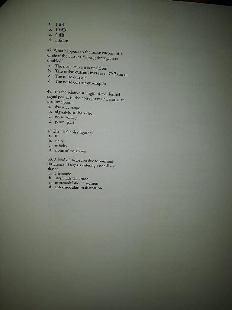 Solved detailed explanations for each given answers please | Chegg.com