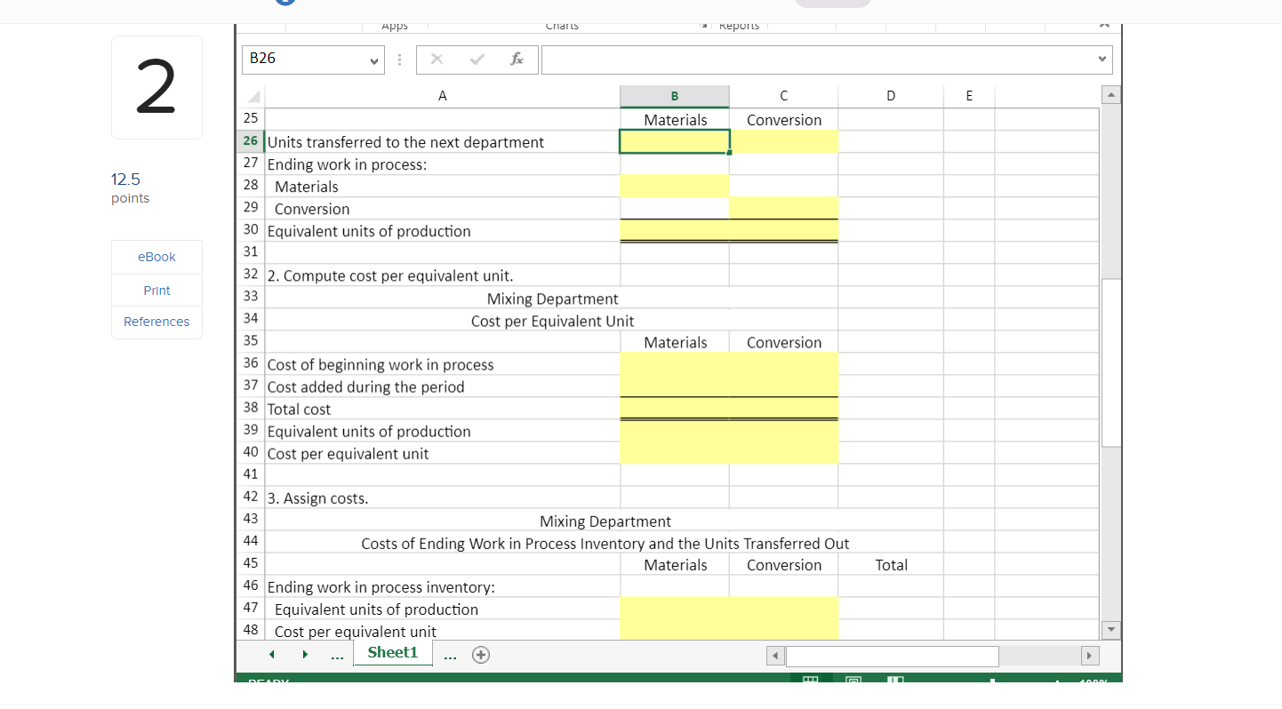 Solved 1 Overhead Analysis and Preparing Schedules of Cost | Chegg.com