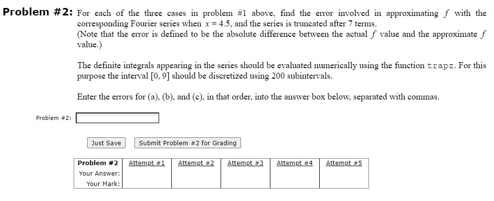 Solved Problem 2 For Each Of The Three Cases In Problem 1 Chegg
