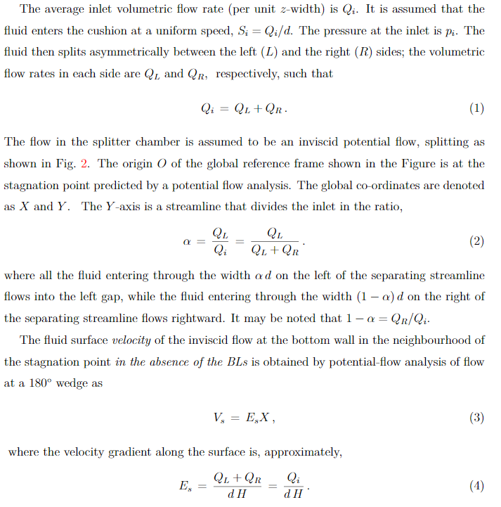 S S Patm H Q Pi H Patm Left Gap Right Gap Gap Exit Chegg Com