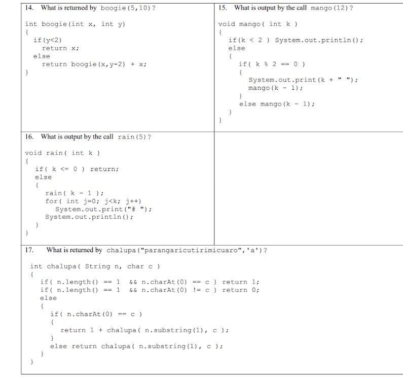 Programs for Recursive Worksheet * @author | Chegg.com