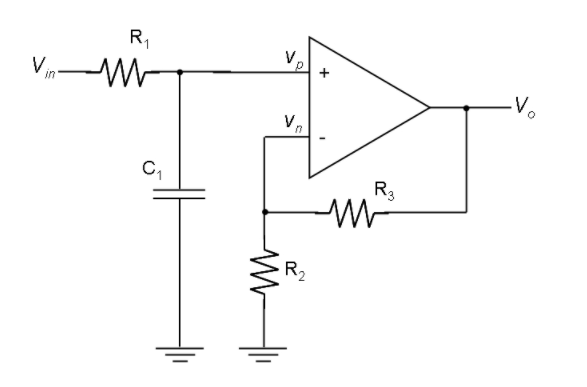 Solved A prototype first order low pass stage shown below, | Chegg.com