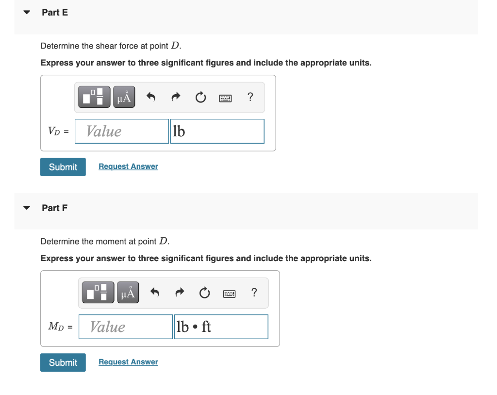 Solved Part A Determine Internal Normal Force At Point C. | Chegg.com