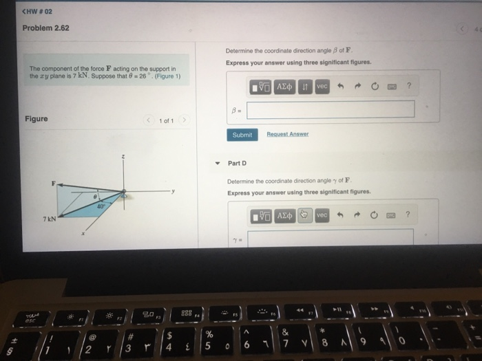 Solved Engineering Mechanics, Statics Spring 2019 Problem | Chegg.com