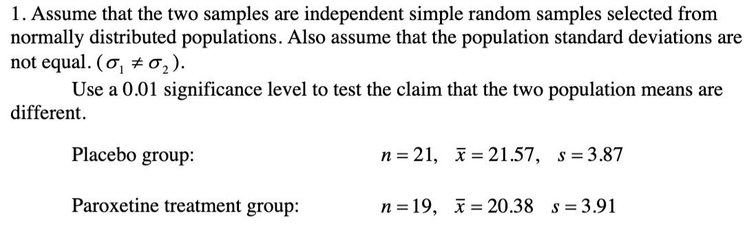 solved-1-assume-that-the-two-samples-are-independent-simple-chegg