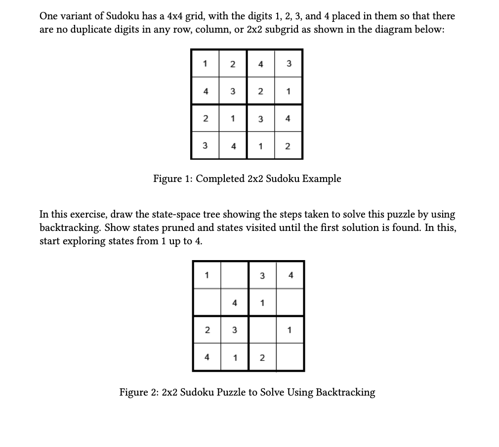 Sudoku Puzzles. How to do a 4x4 Sudoku Grid (easiest) Every column, row and  mini-grid must contains the numbers 1, 2, 3 and 4. Can you work. - ppt  download