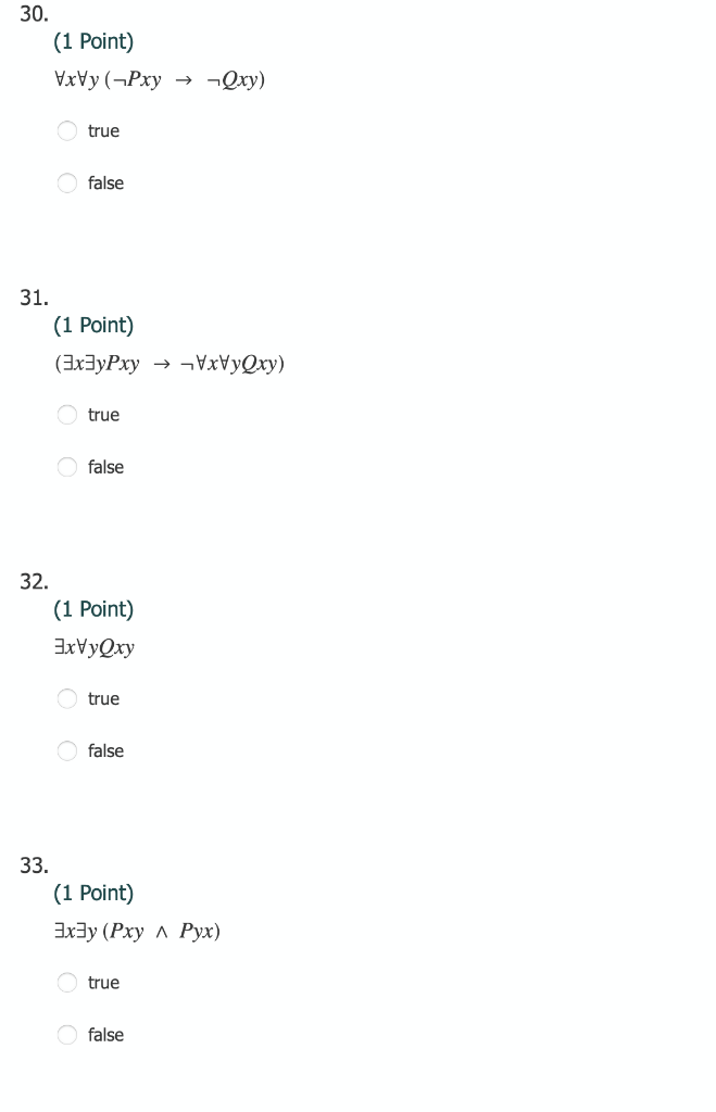 Solved Models (II) Determine whether each of the following | Chegg.com