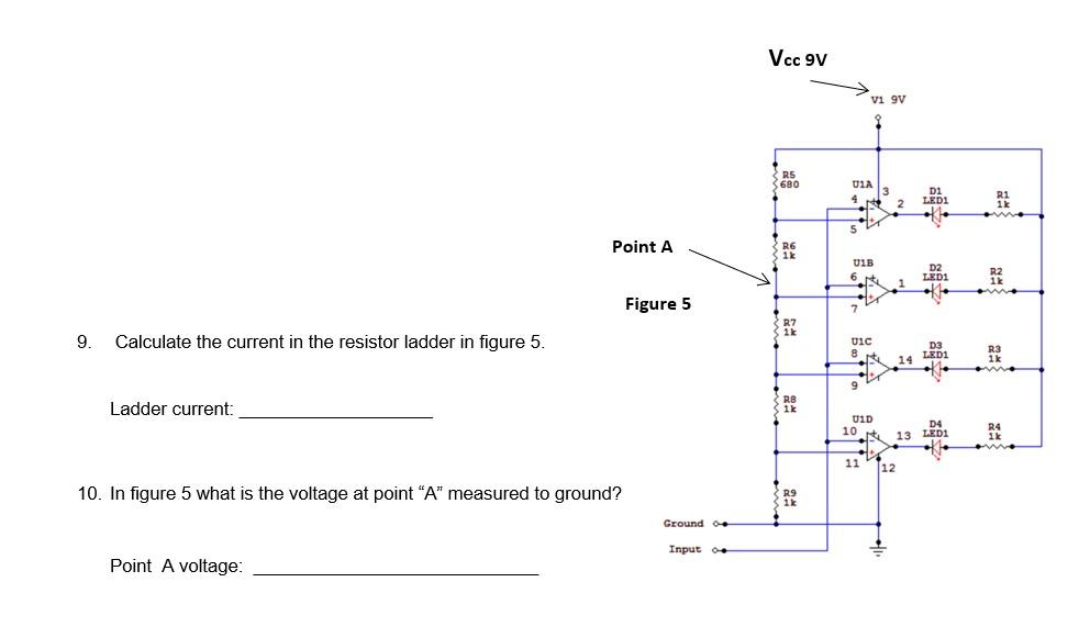 Solved Calculate the current in the resistor ladder in