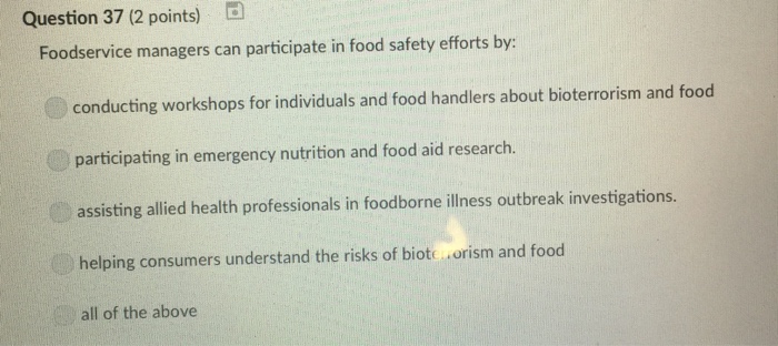 Solved Question 33 (2 points) Hazard Analysis and Critical | Chegg.com