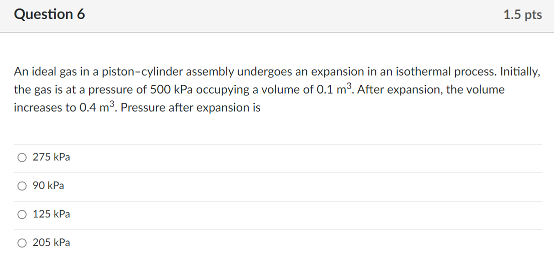 Solved An ideal gas in a pistoncylinder assembly undergoes