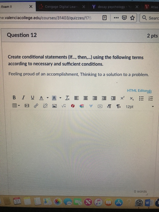 Solved Question8 Create conditional statements (If.., | Chegg.com