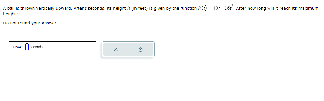 Solved A ball is thrown vertically upward. After t seconds, | Chegg.com