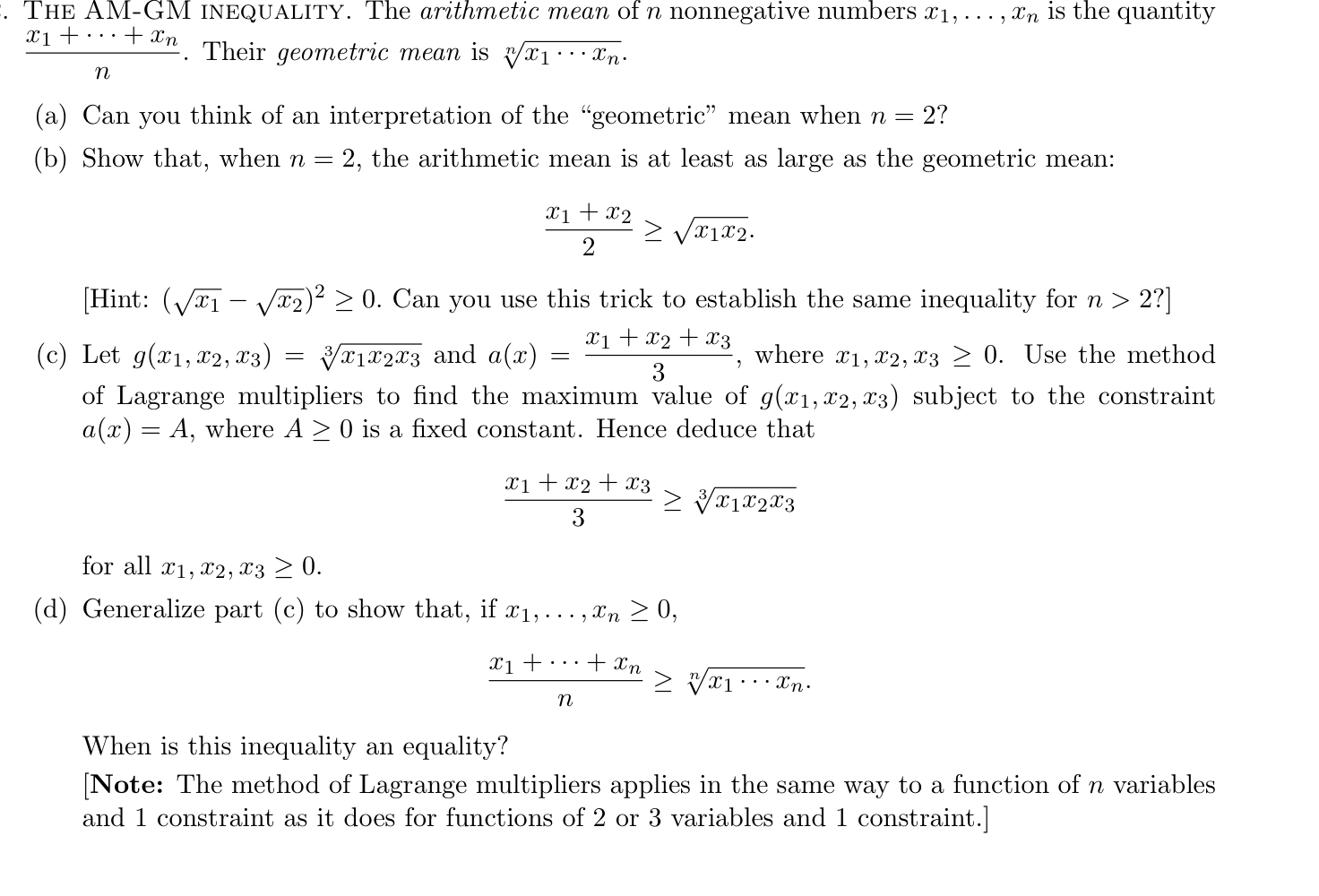 solved-the-am-gm-inequality-the-arithmetic-mean-of-n-chegg