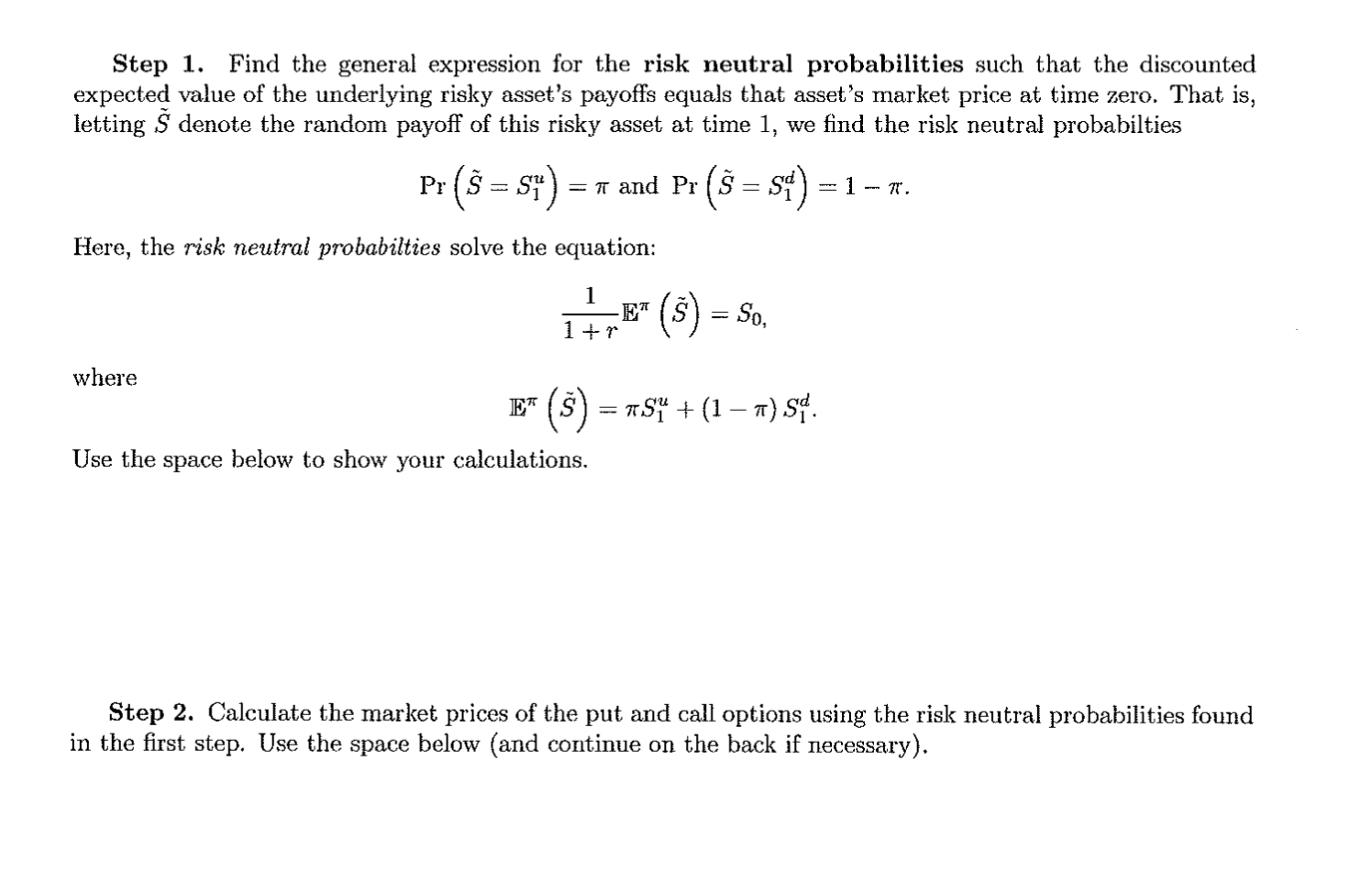 The Put-Call Parity relation for European puts and | Chegg.com