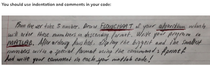Solved You should use indentation and comments in your code: | Chegg.com