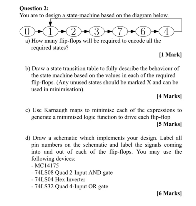 Solved You are to design a state-machine based on the | Chegg.com
