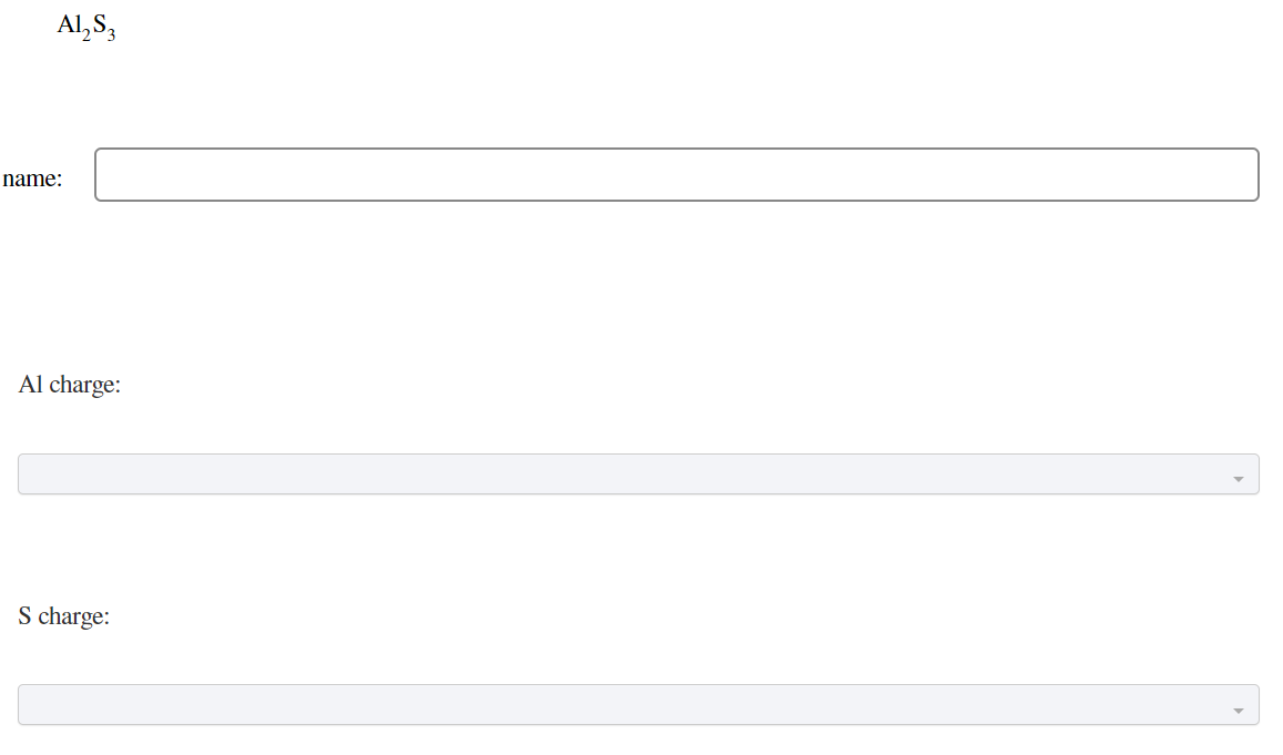 Solved Determine the charge on each ion in the given