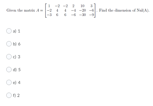 Solved Let A be a 5 x 4 matrix and b be a vector of Rs. | Chegg.com