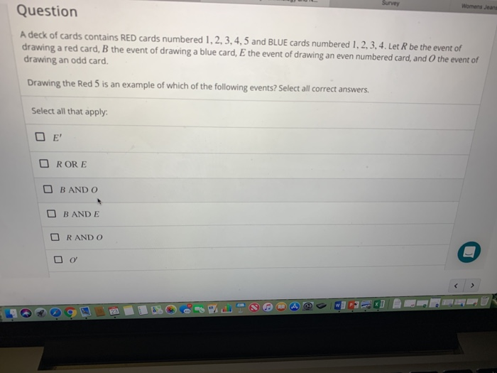 Solved Question A deck of cards contains RED cards numbered